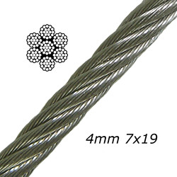4mm Stainless Steel Cable 7x19